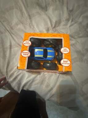 Toy Box Remote Control Stunt Vehicle Blue